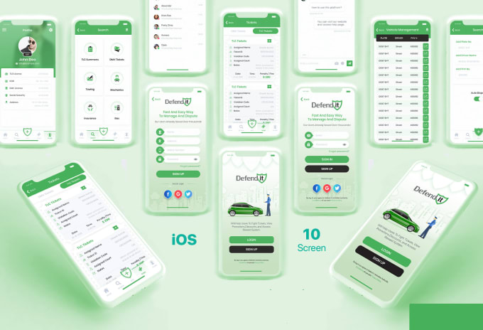 Download Design mobile app ui ux mockup by Ciptastudio