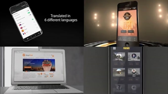 design 3d app explainer video or app promo video for marketing
