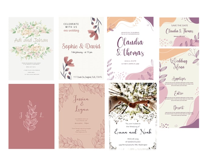 Design invitation card for any event by Alejandragarzaa | Fiverr