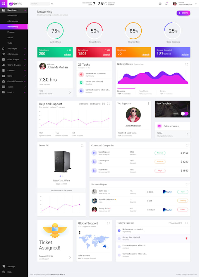 create web app UI UX design