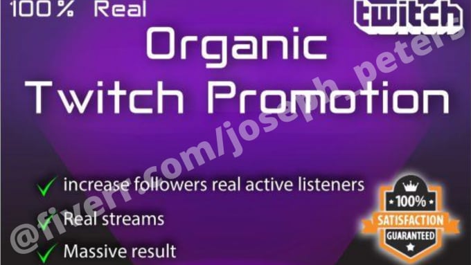 do organic twitch promotion twitch overlay logo panel to grow twitch channel