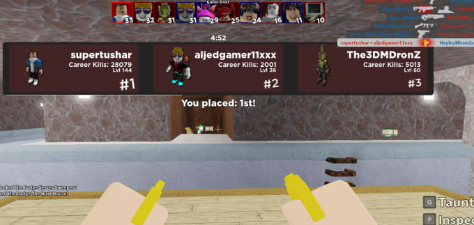 1v1 You At Roblox Arsenal By Coolgamingkid Fiverr - are there any 1v1 games on roblox