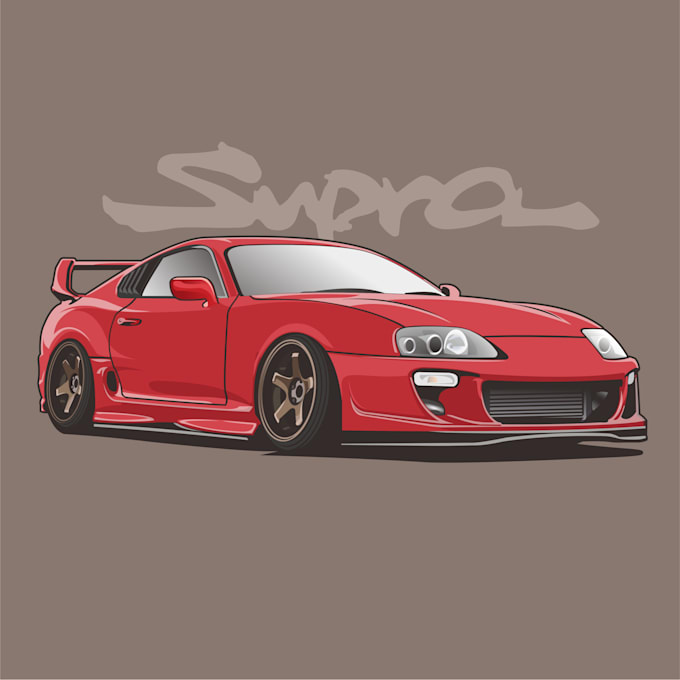 make your car, truck, bike or waht ever your ride in to cartoon illustration