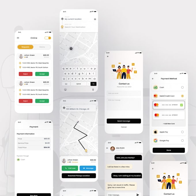 create taxi booking app, ridesharing app, uber app, booking app, carpooling app