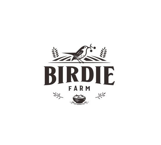 design modern farm fork logo designs