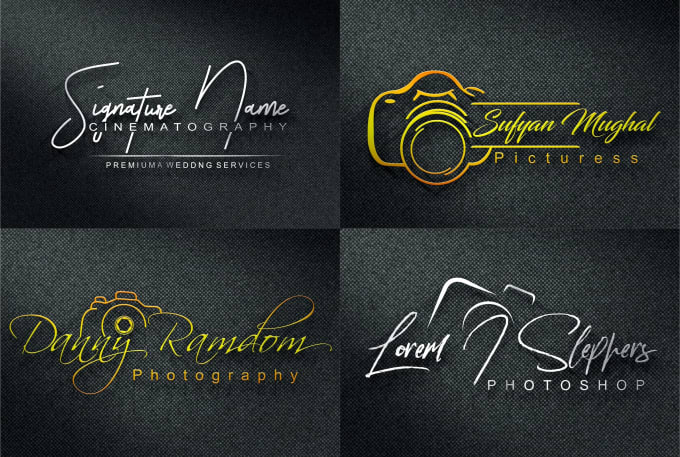 Design Your Photography Watermark Signature Logo By Artistic Mania7 Fiverr