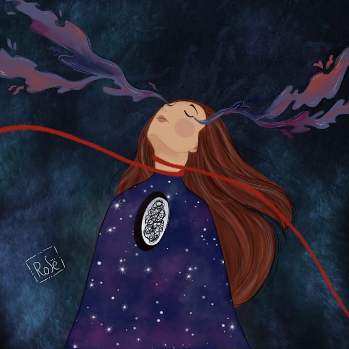 do surreal style illustrations