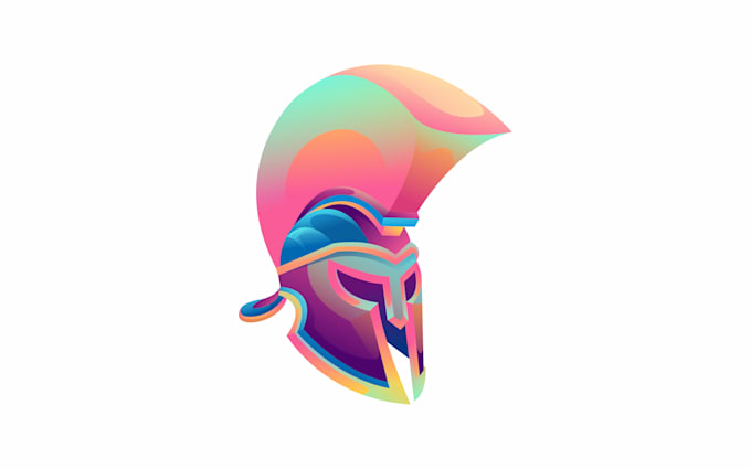 professional logo modern, animal, colorful for brand