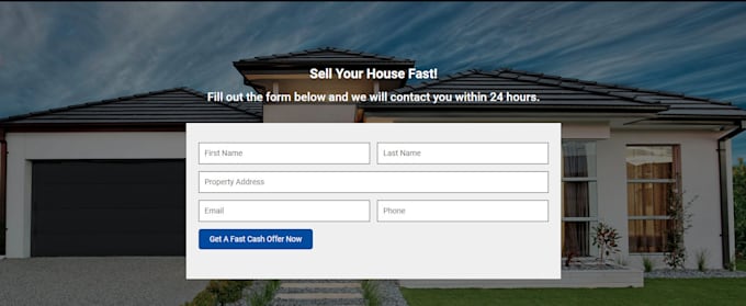 create real estate investor website