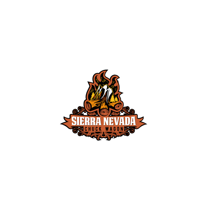 design a bold and striking logo for sierra nevada chuck wagon