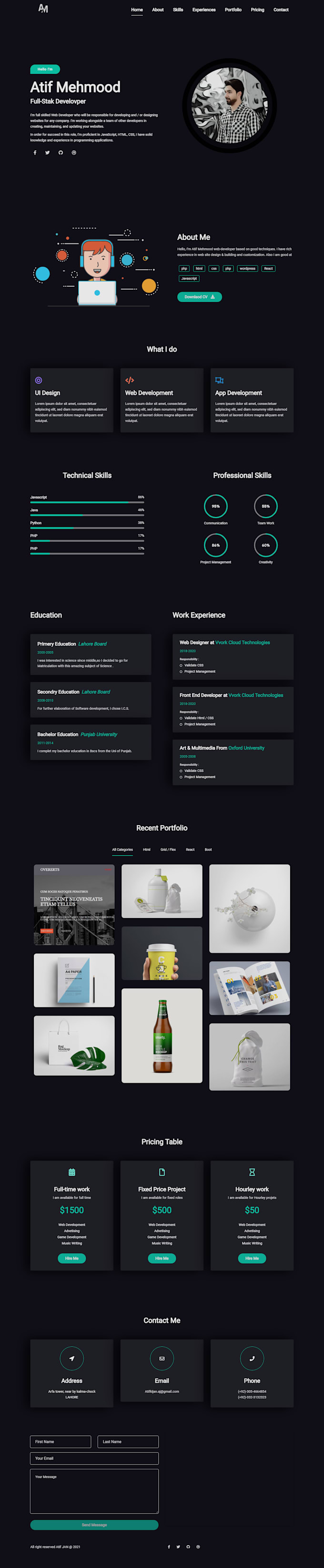 Create front end in react js and reactstrap by Atifjan747 | Fiverr