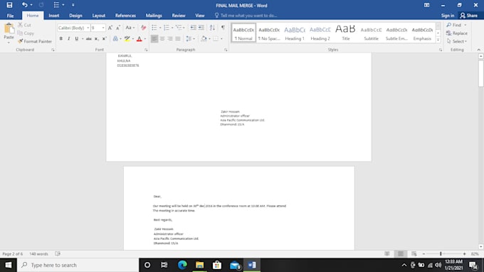 Create Microsoft Word Documents By Mdifathasan Fiverr