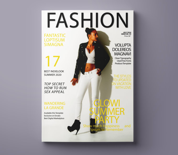 Make a innovative magazine cover designs by Zainasif92 | Fiverr