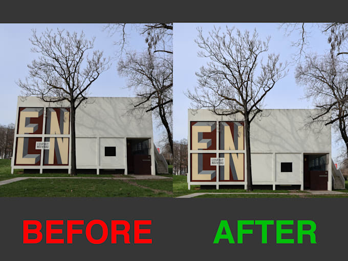 photoshop your photo, also raw, with adjustment