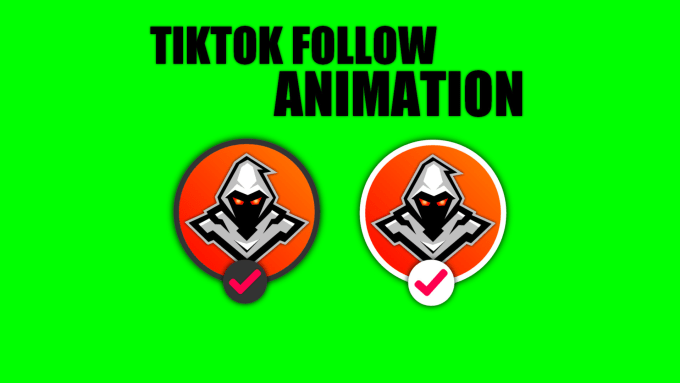 Create tiktok follow animation by Diyfixman | Fiverr