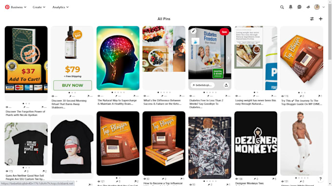 create pins and boards as a pinterest marketing manager