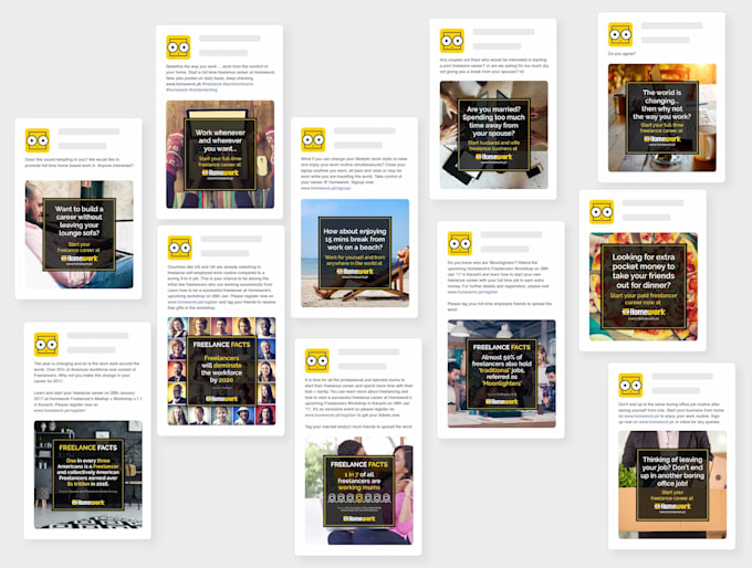 design social media posts