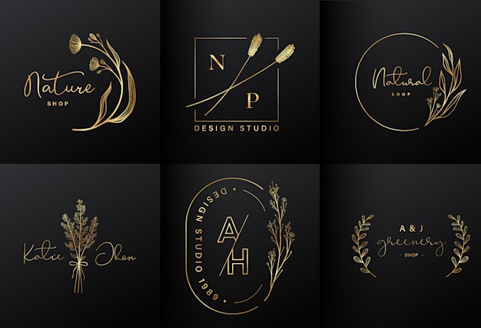 make botanical boho logo
