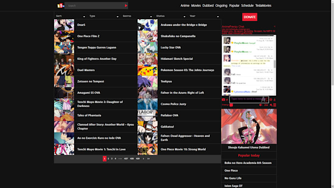 design and build a fully automated anime streaming platform