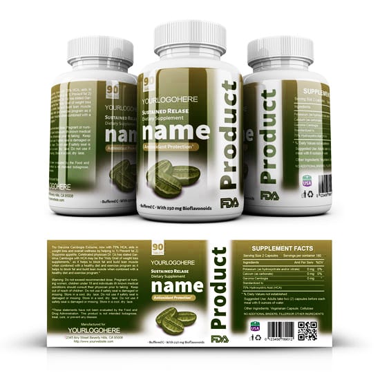 design custom candle label or product label design