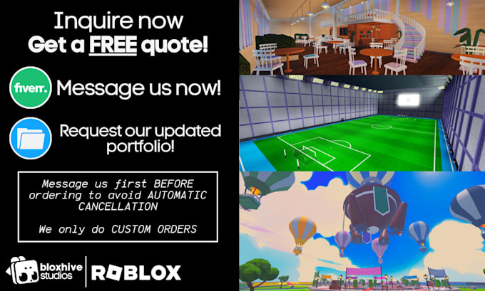 build your roblox map and models
