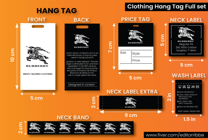 Burberry hang tag 2025
