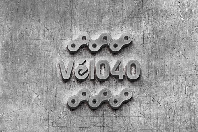 create a custom header image with your text and logo
