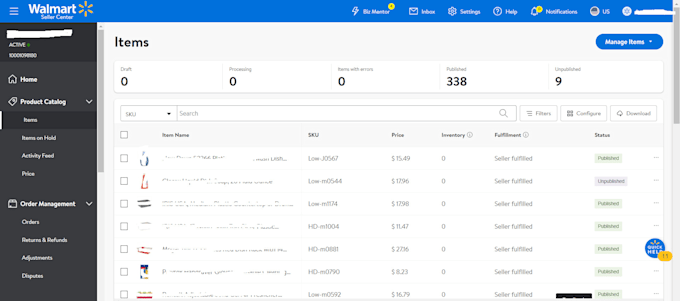 provide full automation service for walmart stores