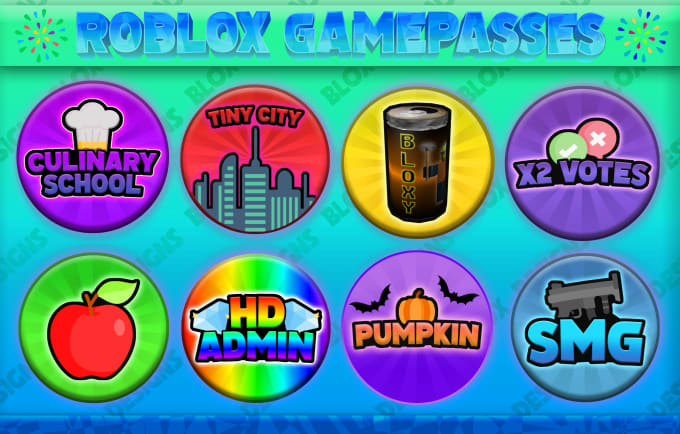 Create gamepass and badge icons for your roblox game by Yftachezioni