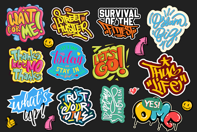 do custom sticker design, patch, badge, label etc