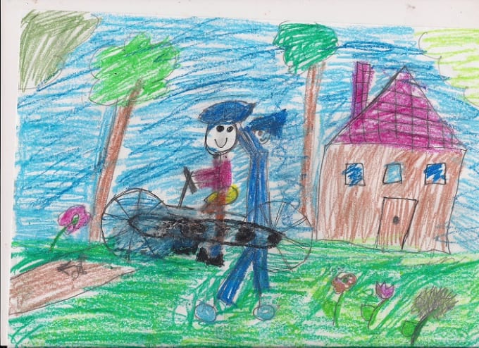 Idofeldman I will ask my 8 year old boy to draw anything for 5 on fiverr