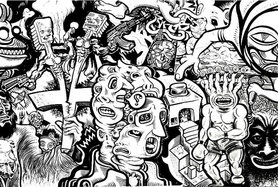 Download Provide 100 street art coloring pages printable book for ...