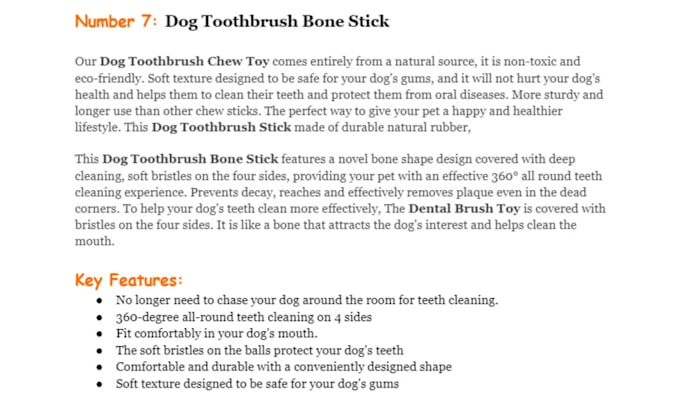 be your product description writer and copywriter
