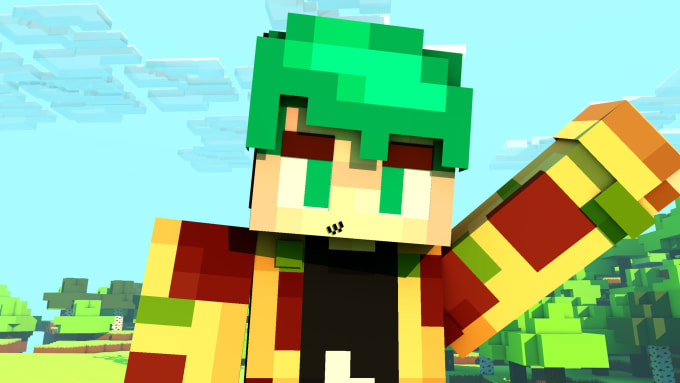 Do a minecraft wallpaper with your skin by Jddu46
