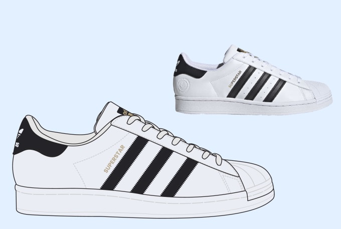 Draw a detail sneakers vector by Starviga | Fiverr