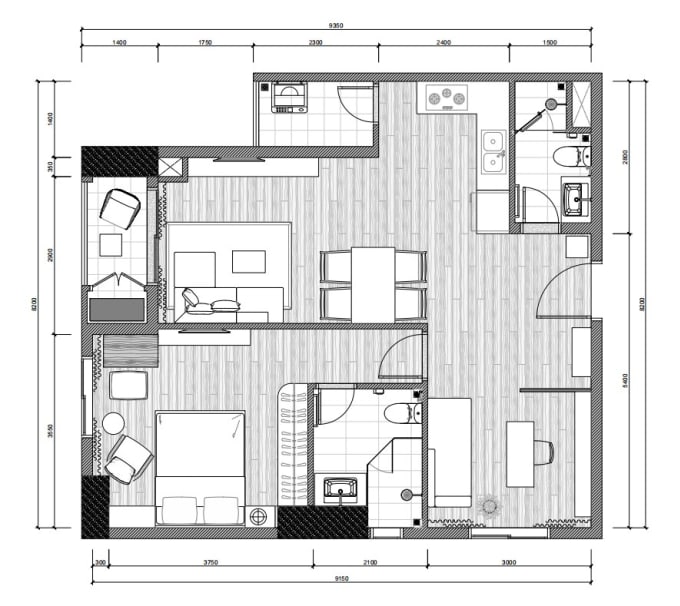 Floor plan - không gian, bố trí và hình dạng ngôi nhà của bạn sẽ phản ánh qua bản vẽ floor plan. Hãy hình dung một căn phòng thoáng đáng bao gồm những công năng tối ưu, bạn sẽ nhận ra sắp xếp vật dụng như thế nào cho hợp lý và tiện nghi. Hãy khám phá hình ảnh của Floor plan để biết thêm chi tiết.