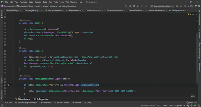 teach you how to write code in unity