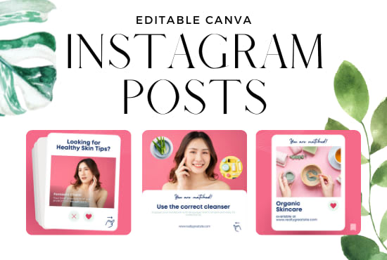 Design canva instagram templates for your brand by Fellowfreelance | Fiverr