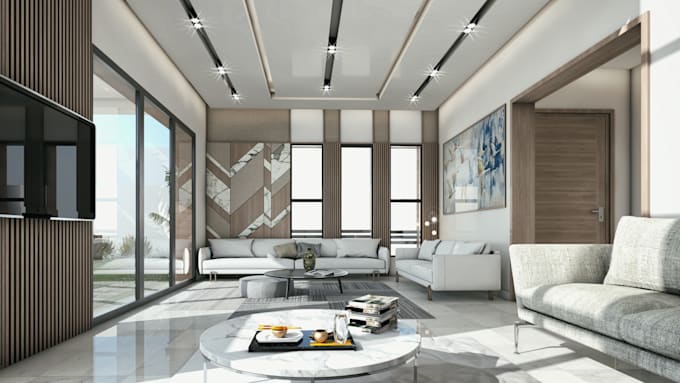 do interior decoration and 3d renderings
