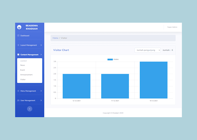 develop custom laravel website