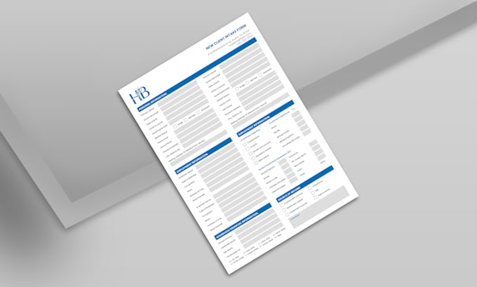 design your intake form