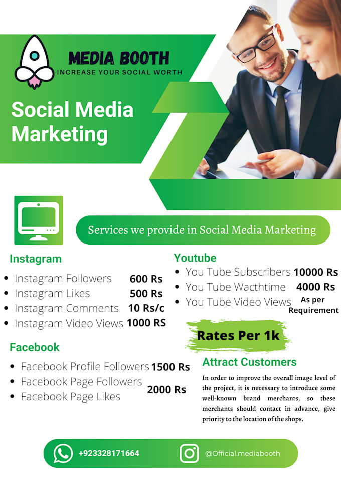 be your social media marketing manager