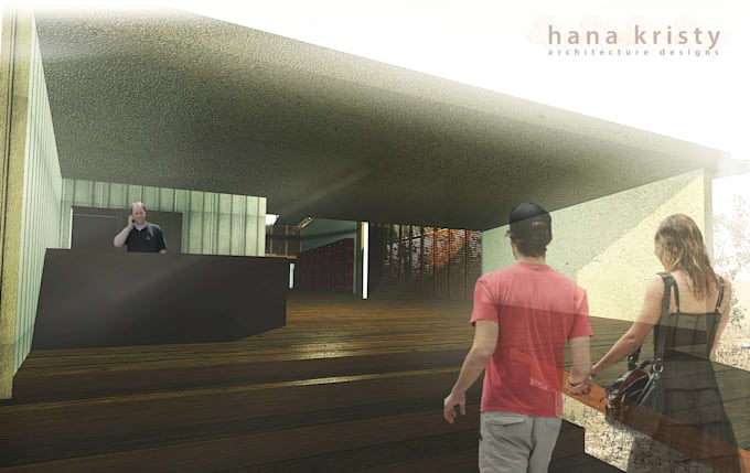 architectural from 2D until image touch up
