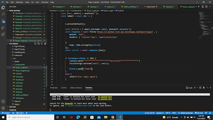 Develop website in react js, django, node js by Muzammil144 | Fiverr