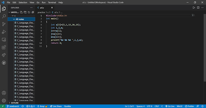 teach you c programming language in 7 days