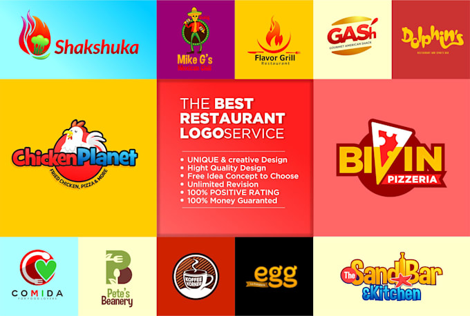 make unique restaurant logo