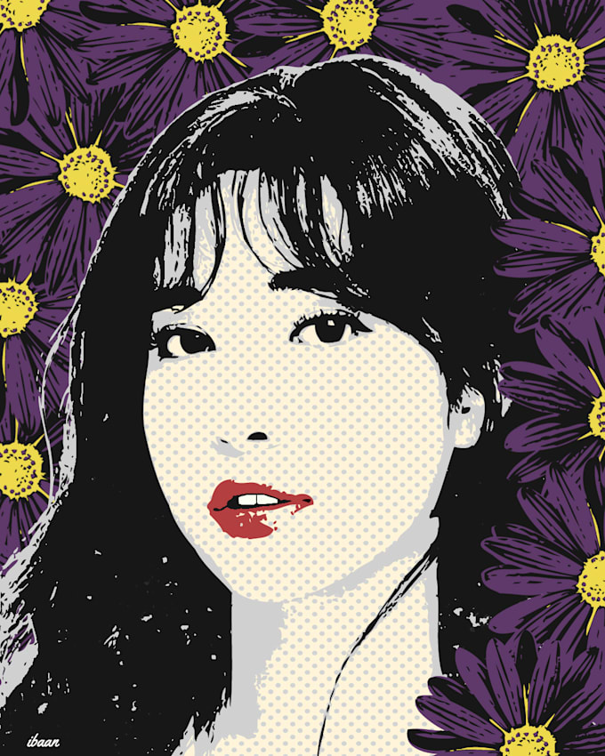 draw a digital face painting