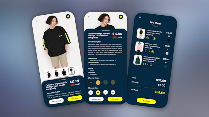 Do mobile app ui ux design in figma by Merykristiani | Fiverr