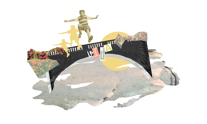 create an architecture, urban or abstract collage