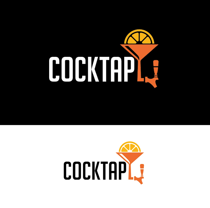 design creative bar logo